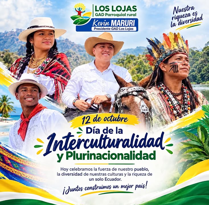 Los Lojas honra la interculturalidad en el 12 de Octubre