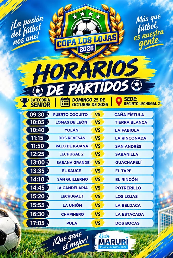 Los Lojas: Copa Senior de fútbol se reactiva este domingo en Lechugal 2